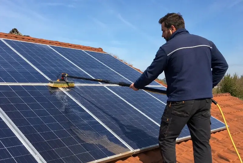 Nettoyage et entretien de panneaux solaires à Bresse Vallons